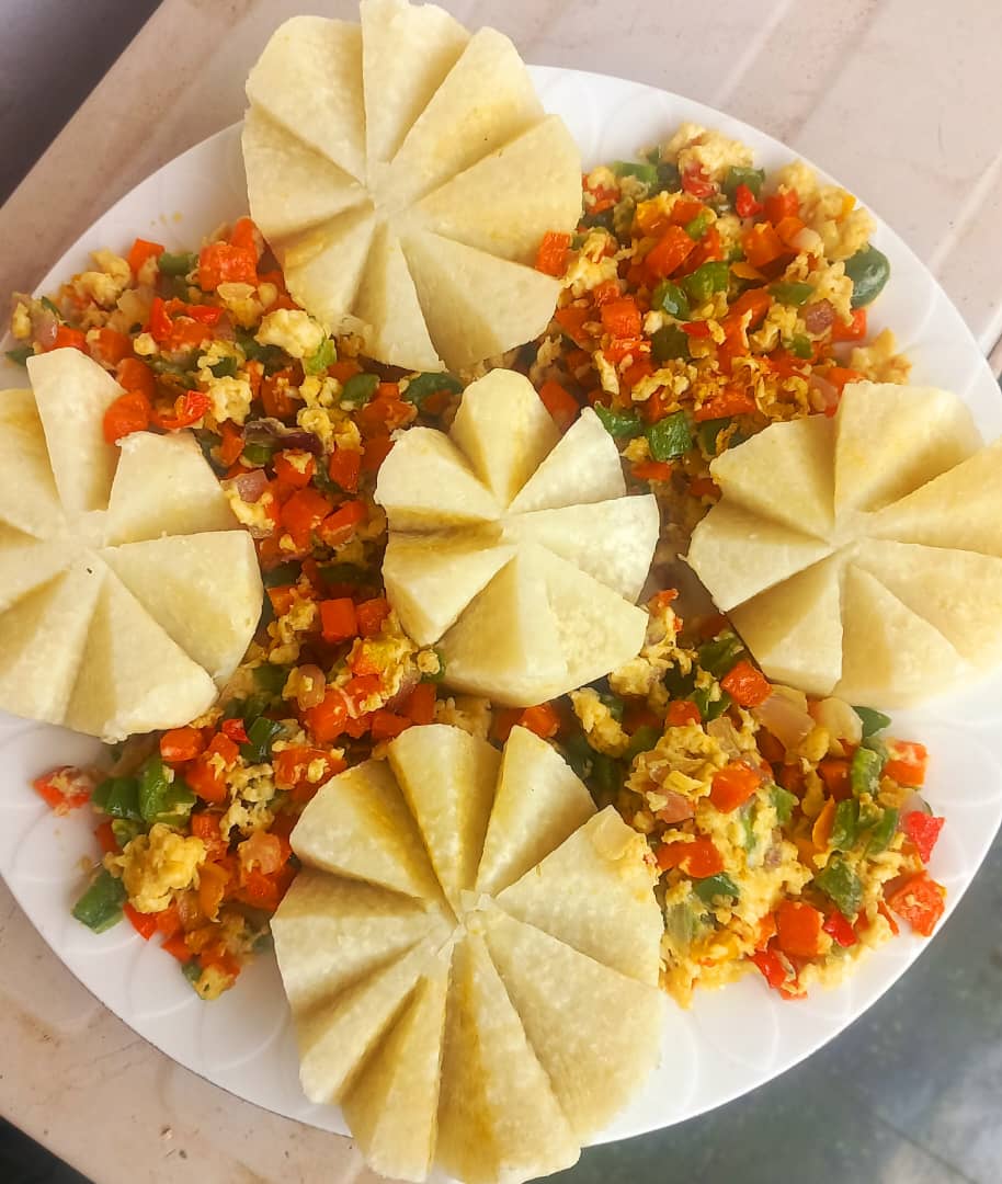 Veggie egg sauce