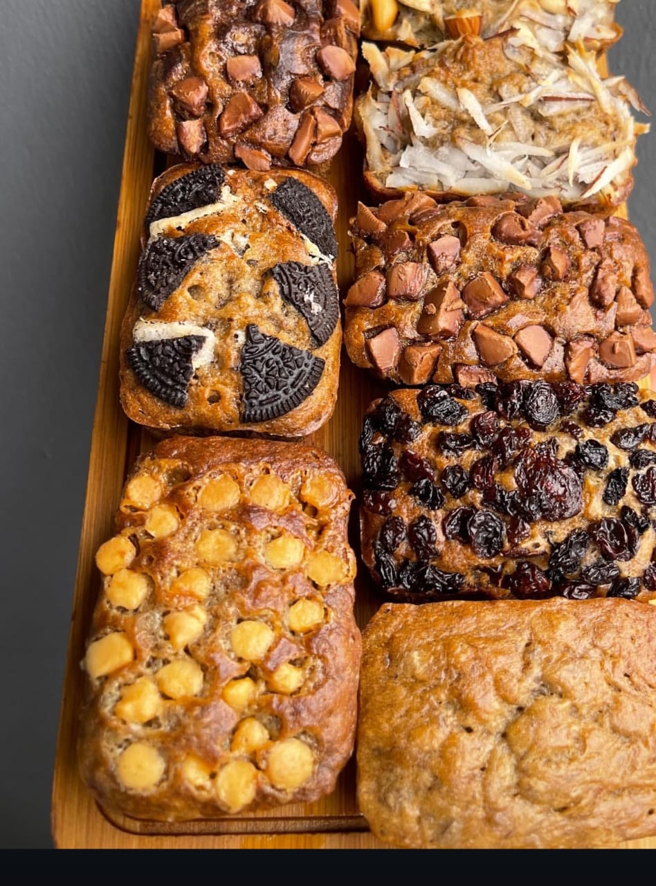 Banana bread pack of 4