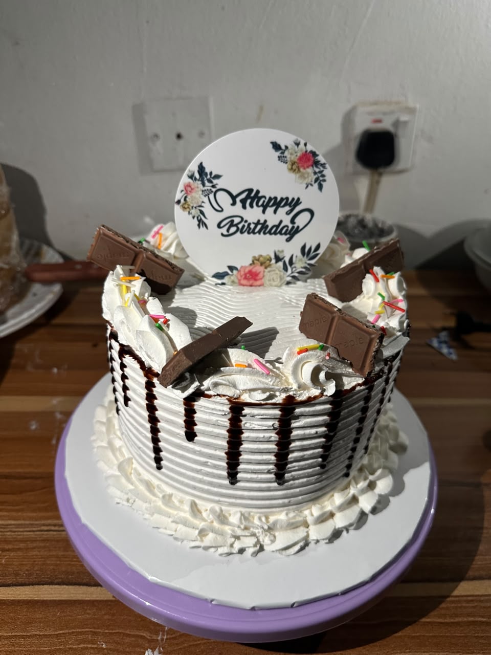 Whipped cream cake